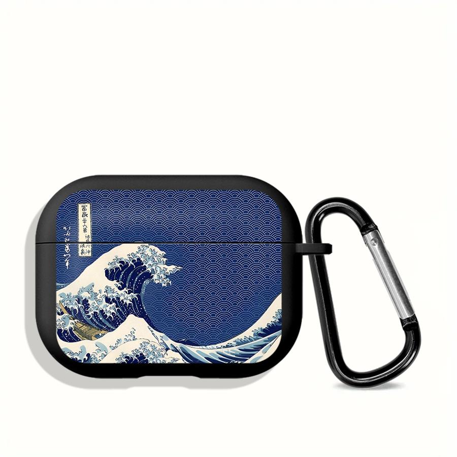 Cartoon Ocean Tsunami Earphone Cases Cover Case For Airpods 3 2 4 1 Pro3 Pro Pro2 Airpods 1