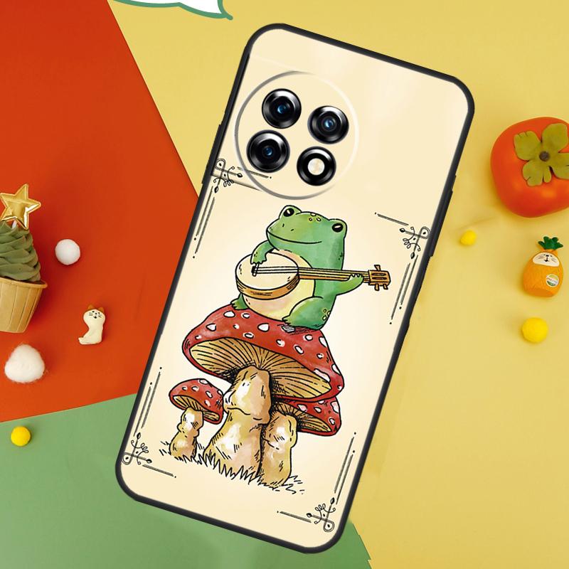 Cottagecore Frog Aesthetic Case For OnePlus Nord 5 CE 2 3 4 Lite N20 N30 OnePlus 15 13 12 11 10 10T 12R 13T 13R Cover