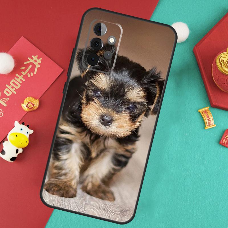 Yorkshire Terrier Dog Case For Samsung Galaxy A17 A55 A35 A15 A32 A52 A13 A33 A53 A14 A34 A54 A06 A16 A26 A36 A56