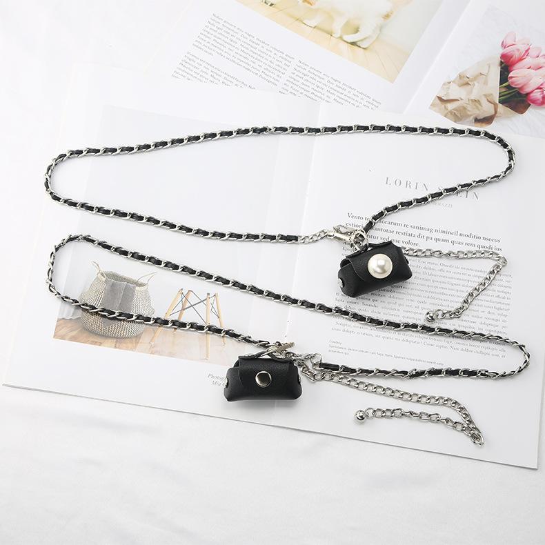 Metal Waist Chain Accessories Women'S Chain Belt Decoration Matching Skirt Dress Mini Bag