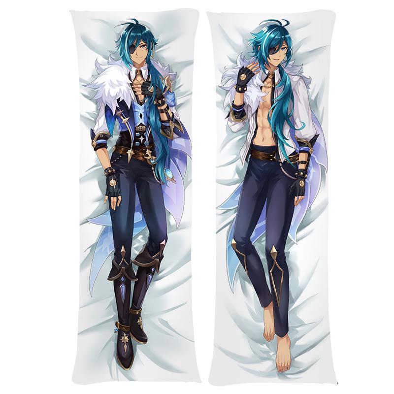 

Genshin Impact Kaeya Косплэй наволочка Dakimakura обнимающий чехол для тела Kaeya персиковая 3D крутая мужская наволочка отаку