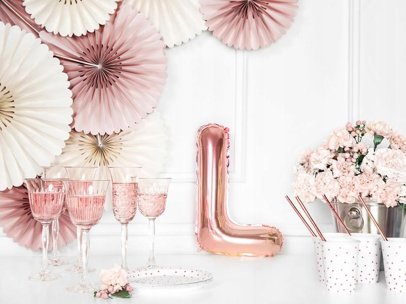 Foil Balloon Letter "", 35Cm, Rose Gold 1pc