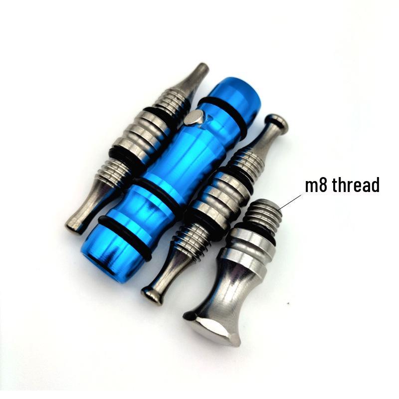 Blue Titanium Alloy Car Dent Repair Pen with 5 Interchangeable Heads