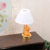 Bear Bedroom Table Lamp Miniature Furniture Model Doll Houses Accessory Realistic Lighting Toy Playset 1:12