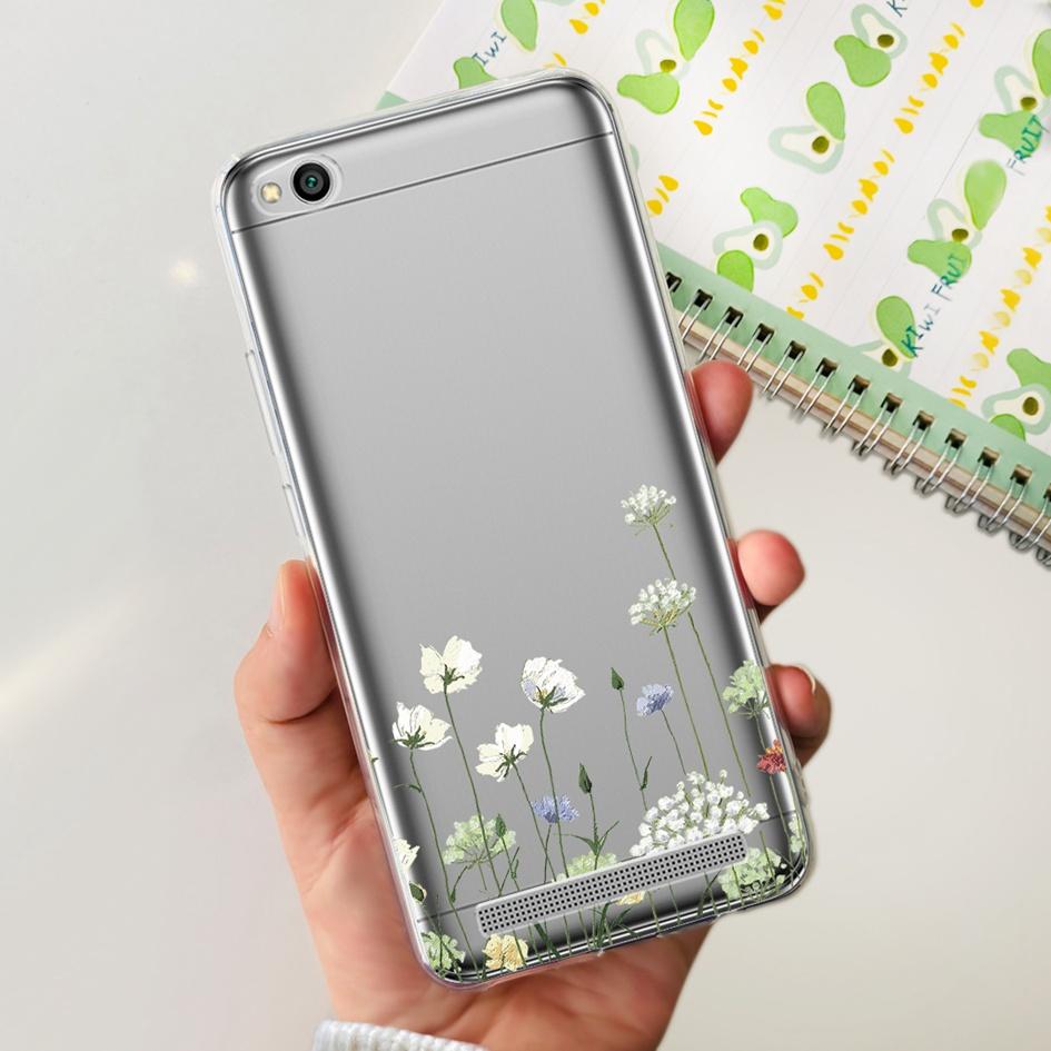 For Xiaomi Redmi 4A Case Fashion Butterfly Transparent Silicone Soft Cover For Xiaomi Redmi 5A Funda Redmi5A Redmi4A Phone Cases