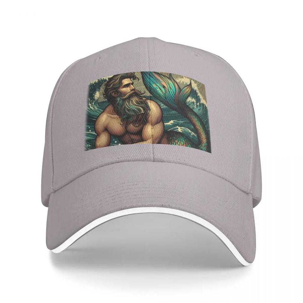 Iridescent Merman Baseball Cap Luxury Caps Hip Hop Luxury Man Cap Sun Hat For Children Unisex Women's