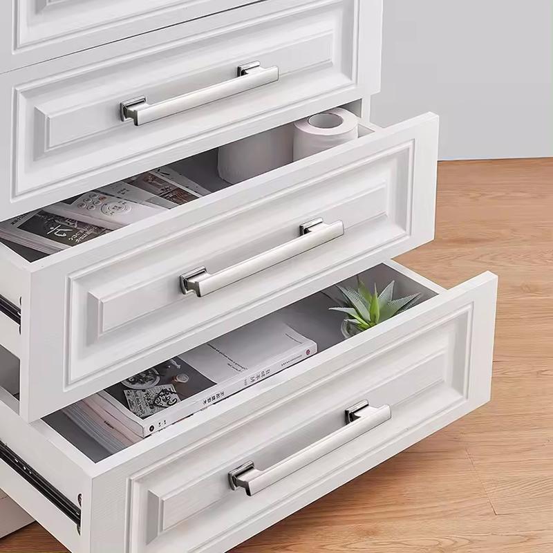 10 Pack Matt Black Cabinet Pulls 5 Inch(128mm) Hole Centers Cabinet Handles Kitchen Hardware Handle for Cabinets and Drawers