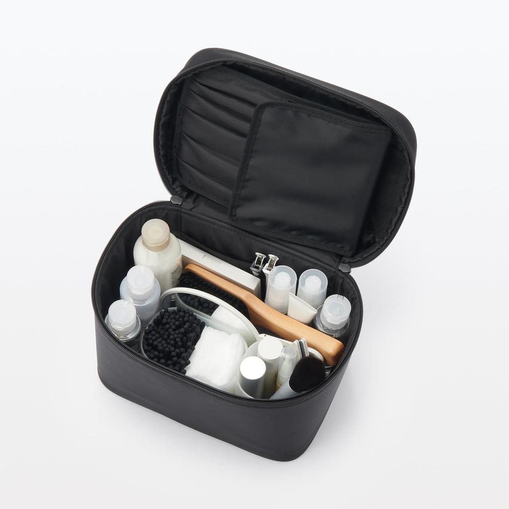 MUJI Nylon Makeup 24 X X 18 83525330 Box, Black, Medium, 16.5 Cm,