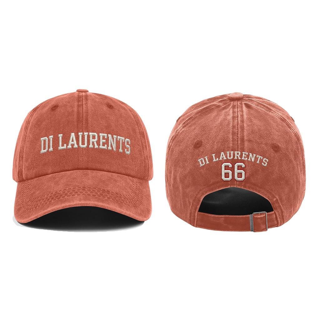 Vintage Washed Cotton Baseball Cap Soft Top Adjustable Strapback Hat with Embroidered Text and Distressed Look for Casual Wear