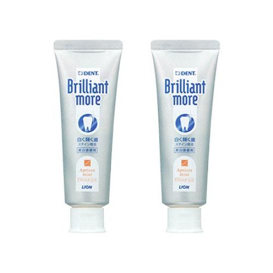 

Зубная паста Brilliant More Dental Whitening 90 г x 2 (Абрикосовая мята)