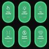 8pcs Fitness Abdominal  Patch Training Device Electric Muscle Stimulator Home Trainer Equipment