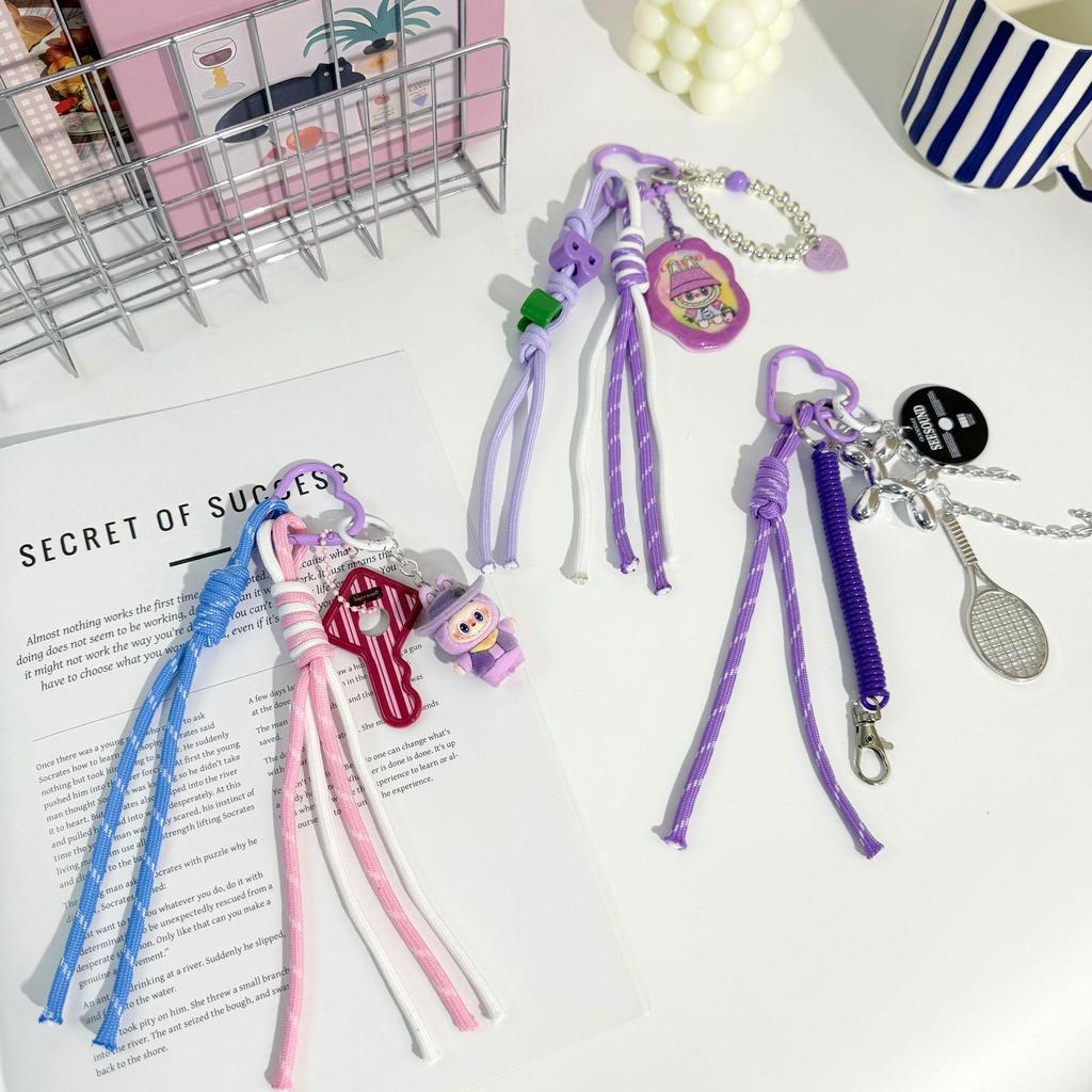 Seria Miu Lalka z tkaniny DIY Blind Box Zawieszka - Modny dodatek do zabawki, Seria Fioletowa