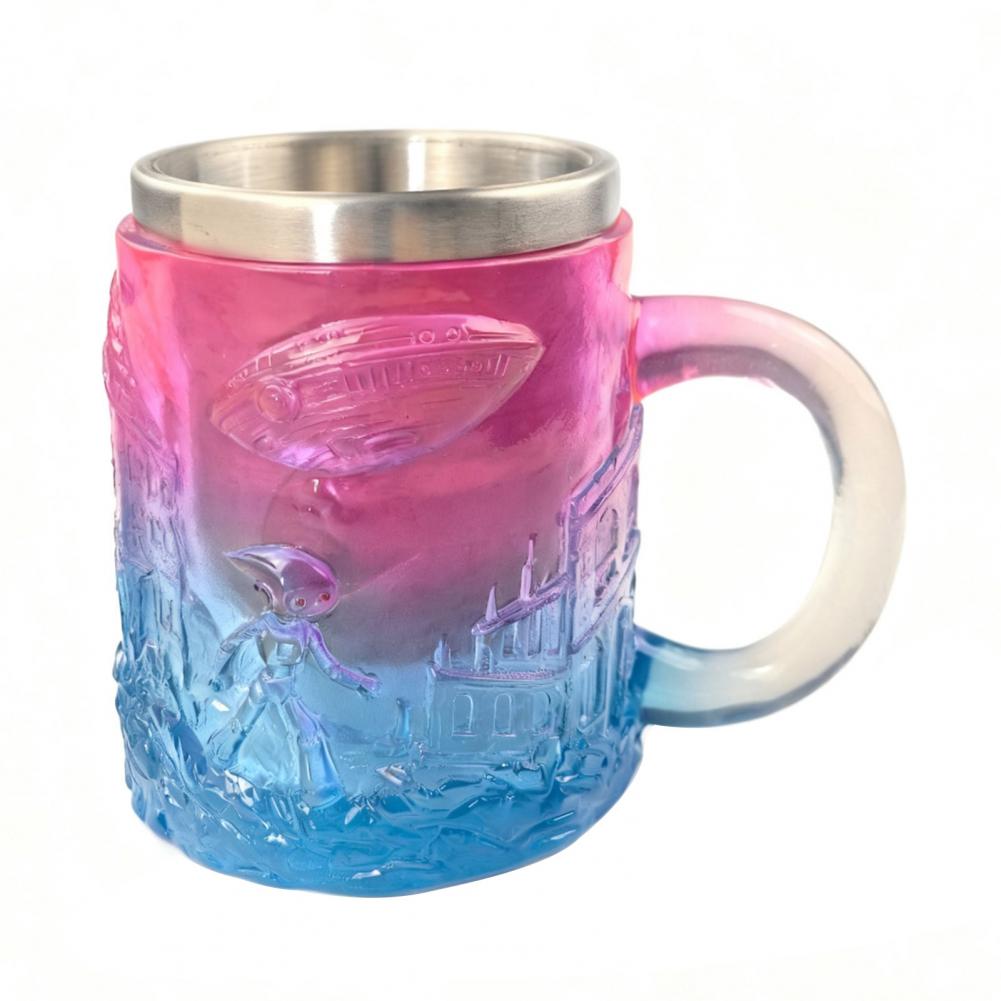 Creative Sci-fi Themed Cup Technology Style Coffee Cup Beer Cup, Movie Souvenir Mug Stainless Steel Coffee Mug Sci-fi Cups