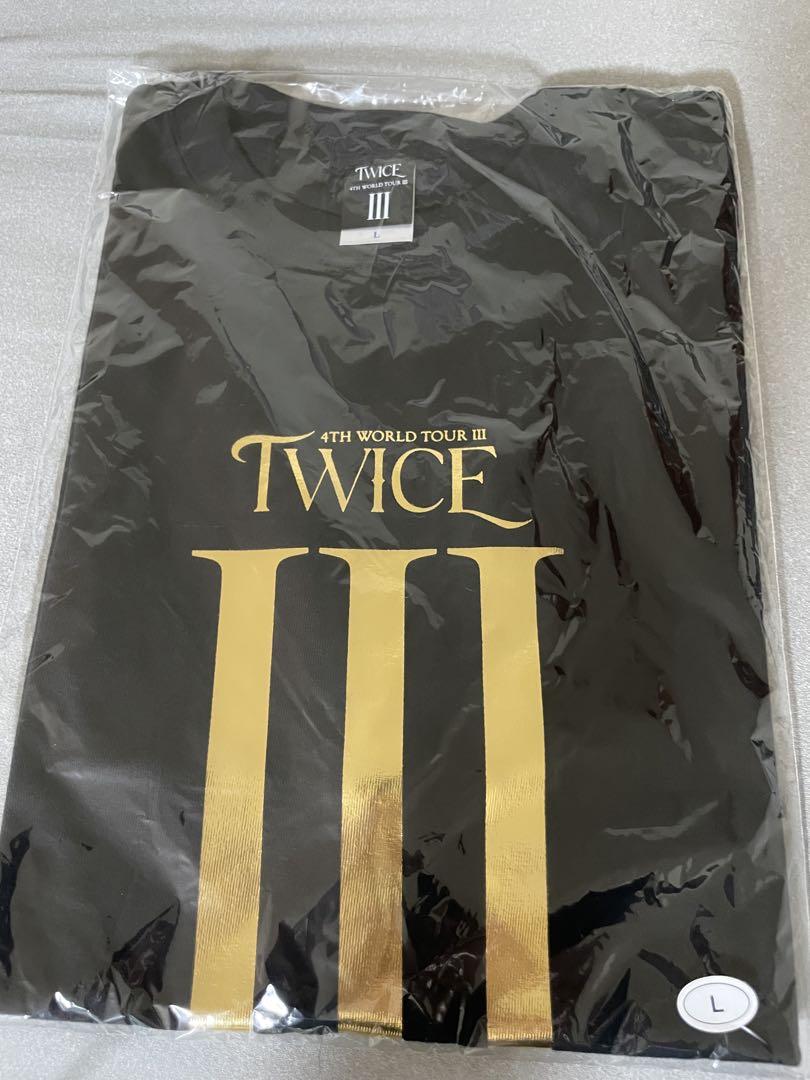 

[USED] TWICE 4TH WORLD TOUR III T-shirt L size