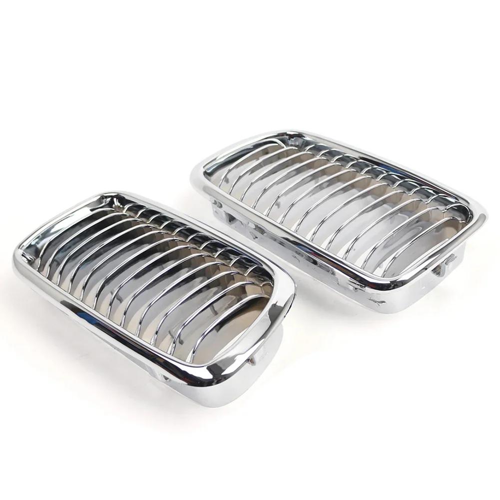 2X 51138125811 51138125812 51138231593 FOR BMW 7SERIES E38 1994-1998 CAR FRONT BUMPER UPPER RADIATOR GRILLES L+R Exterior Part