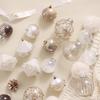 Champagne White Christmas Tree Ornaments: Transparent Colored Hanging Balls for Decoration