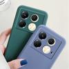 For Infinix Note 40 Case Cover For Infinix Note 40 Capas New Shockproof Square Back Liquid Silicone Soft Fundas Infinix Note 40