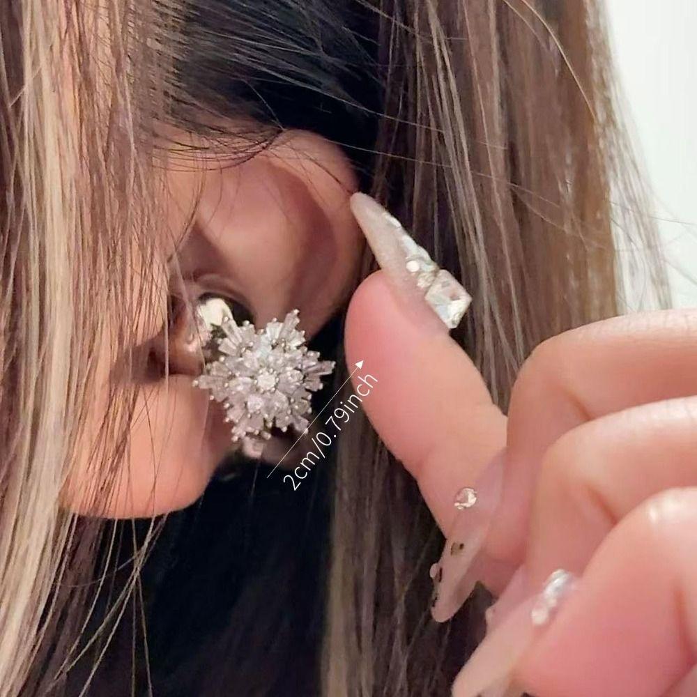 Nový otočný průměr sluchátek spona DIY zirkonová dekorace sluchátek klip dekorativní odnímatelné příslušenství k náušníkům