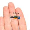 1/64 Figure Doll Backpacker Handpainted Resin Mini Travelers Figurines for Fairy Garden Accessory
