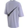 Nike Sportswear Drop Shoulder Sleeve T Shirt Women's Mist Gray Blue DV8023-536