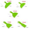 5Pcs Putty Knife Set Flexible Plastic Paint Scraper Tool for Spackling,Wallpaper Scraper,spatula scraper, Drywall Repair Spackle