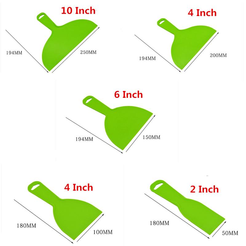5Pcs Putty Knife Set Flexible Plastic Paint Scraper Tool for Spackling,Wallpaper Scraper,spatula scraper, Drywall Repair Spackle