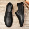 New Leather Shoes Men Classic Loafers Men Casual Shoes Breathable Walking Flats Walking Shoes Retro Outdoor Waterproof Moccasins