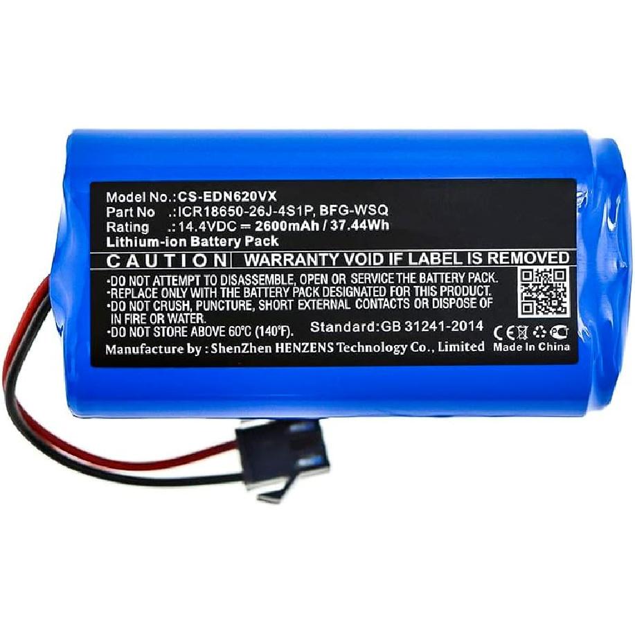 PA04 10002265 CMICR18650F8M7-4S1P ICR18650-26J-4S1P BFG-WSQ UR18650ZY-4S1P-AAM Vacuum Battery for RoboVac 11 11S 600 850T DN620