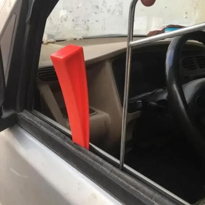 Czerwony Samochodowy Narzędzie do Naprawy Wgnieceń Auto Samochód Uniwersalny Łom Powiększalnik Klin do Drzwi Okiennych Panel Lakierowany Usuwanie Wgnieceń Naprawa Narzędzie Ręczne