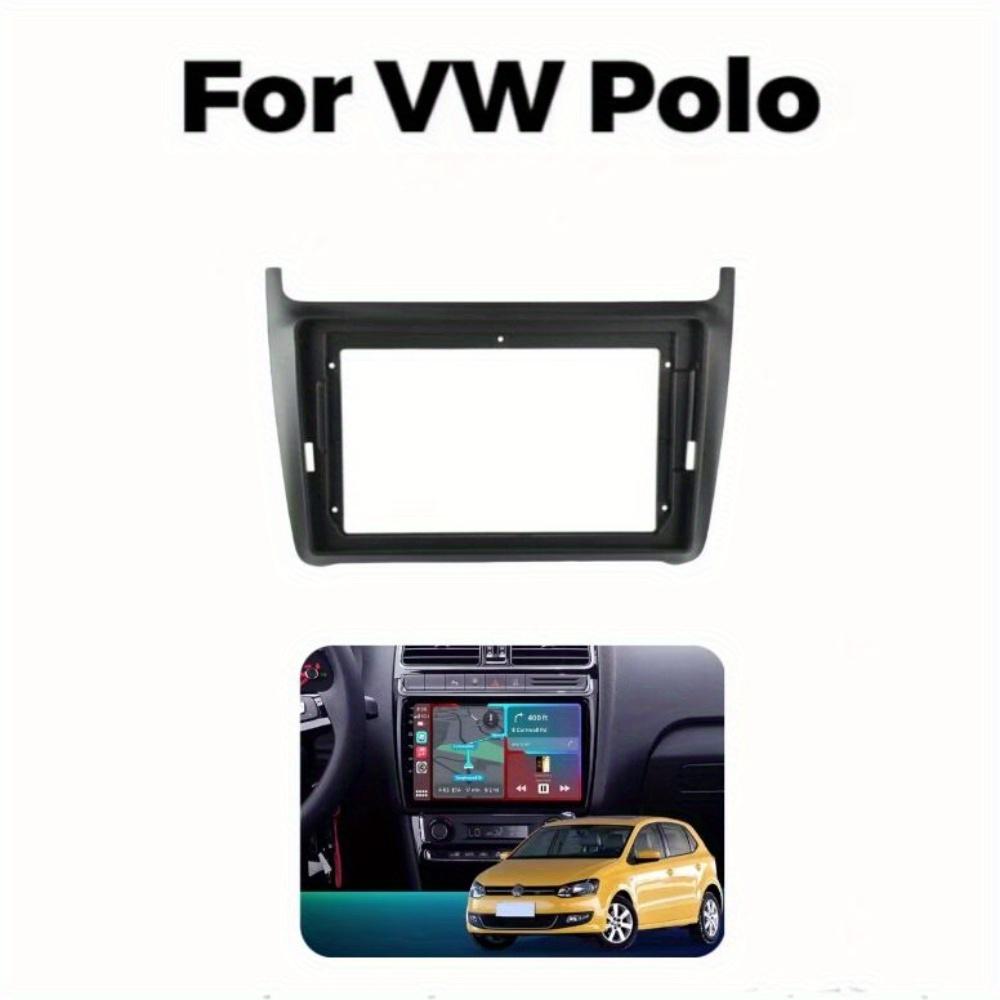 2 DIN 9 Zoll Autoradio Audioblende Rahmen Für Volkswagen VW Polo 2011-2016 DVD Panel Blendenrahmen Einbau Zierleisten-Kit