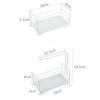 Kitchen Organizing Shelves Sponge Draining Storage Rack Countertop Cleaning Cloth Organization Storage Shelf Kitchen Accessories