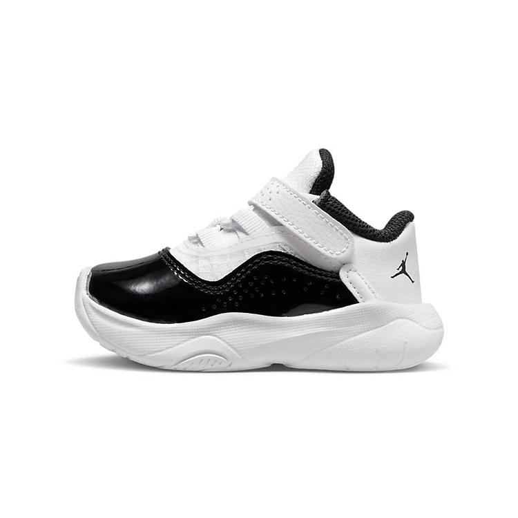 New Jordan Air Jordan 11 CMFT Low Anti Slip Wear Resistant Low Top Toddler Shoes Black White Baby CZ0906-102
