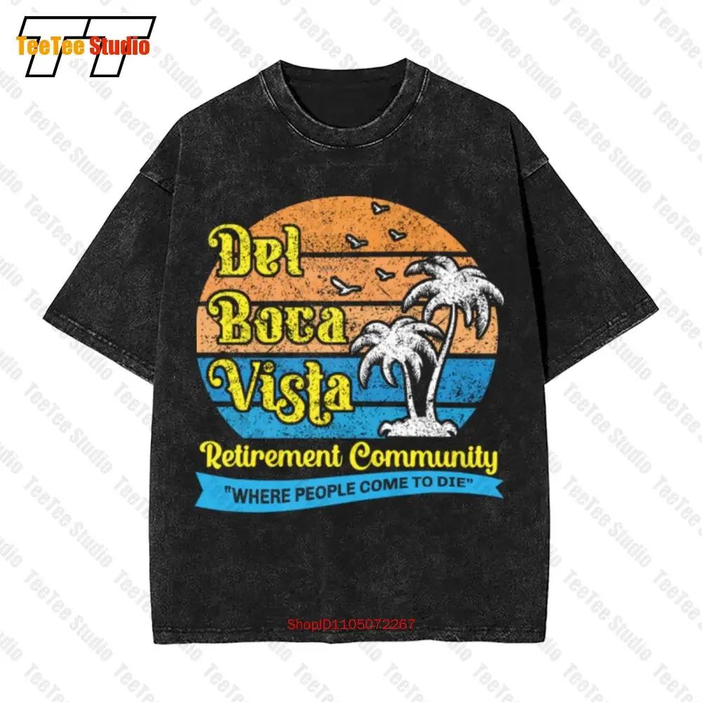 Del Boca Vista Seinfeld Retirement Community Mens Tri Blend Vintage Oversized TShirt LT S
