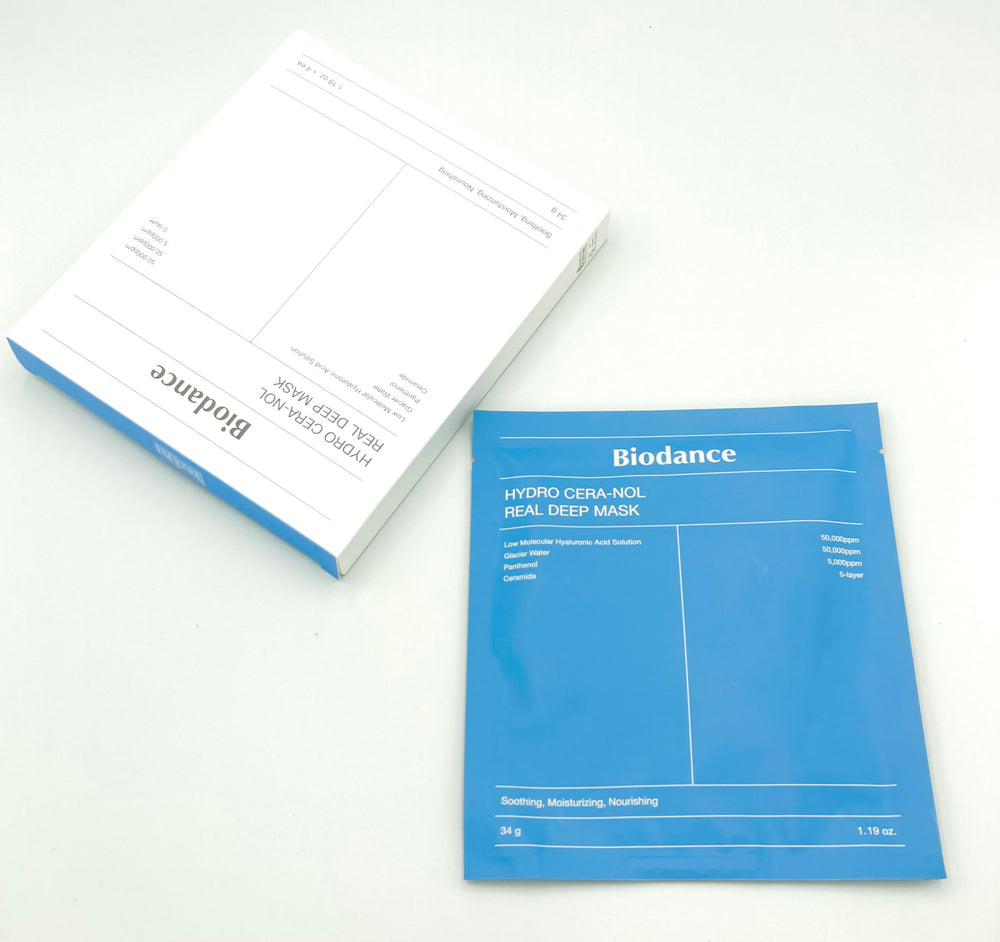 BIODANCE Hydro Cera-Nol Real Deep Mask Sheet 4P