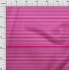 oneOone Cotton Flex Fuschia Pink Fabric Stripes Diy Clothing Quilting Fabric Print Fabric By Yard 40 Inch