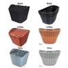 Rainproof Bicycle Wicker Plastic D-shaped Baskets New Scooter Front Storage  Cycling Accessories