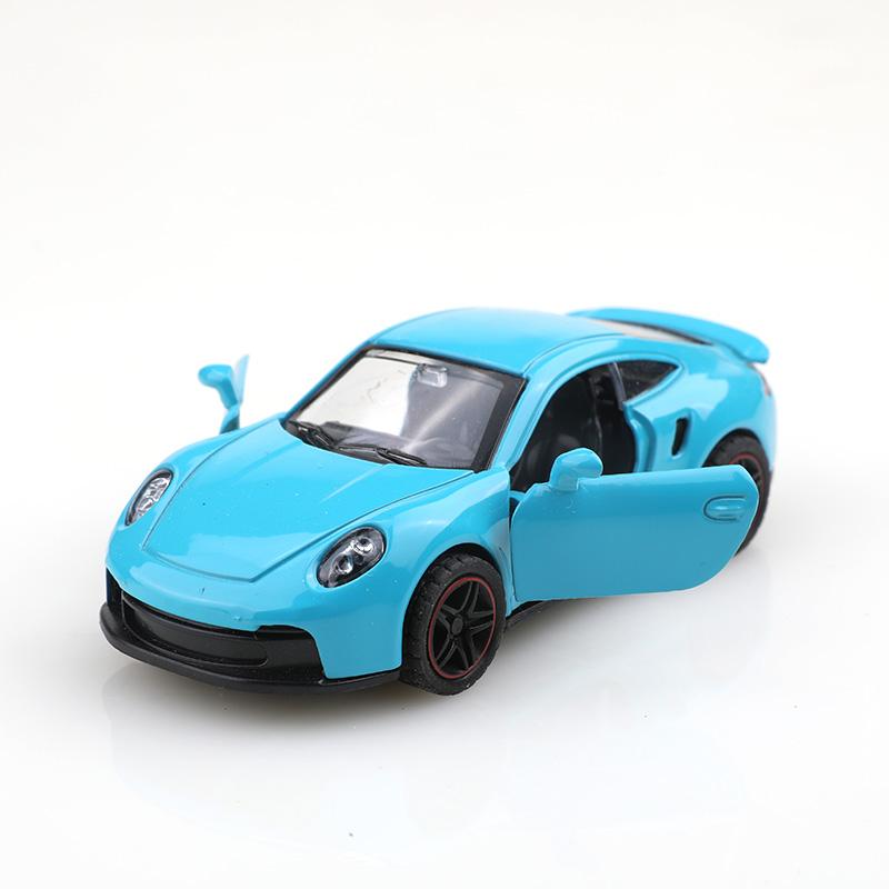 (Bagged) 1:43 Scale Replica 911 Alloy Pullback Racing Car, Die-cast Metal Car, Boy's Toy, Exquisite Mini Pocket Car