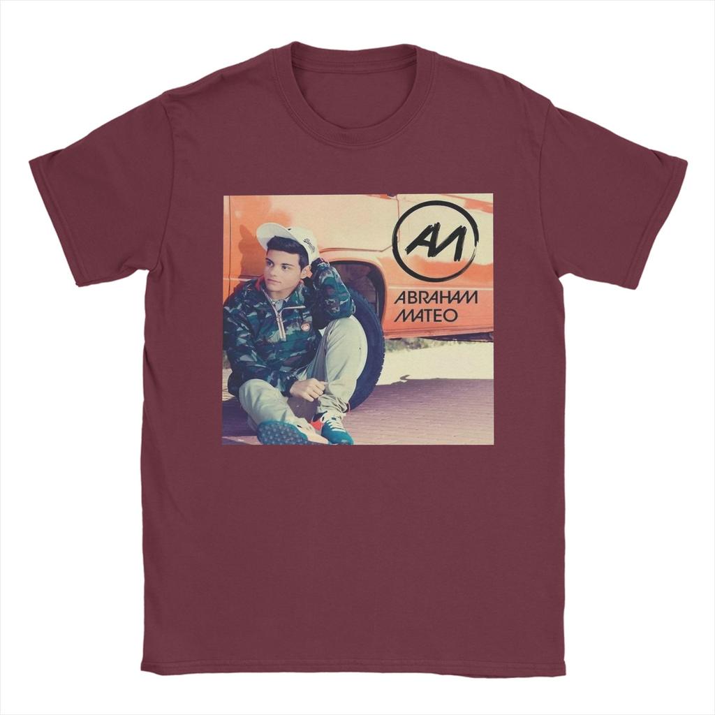 Rapper Abraham Mateo Album Unisexs T Shirt Fun Tee Shirt Short Sleeve Crewneck TShirts Cotton Classic Tops