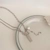 Design brand pearl necklace female ins cold wind short collarbone neck chain Internet celebrity year