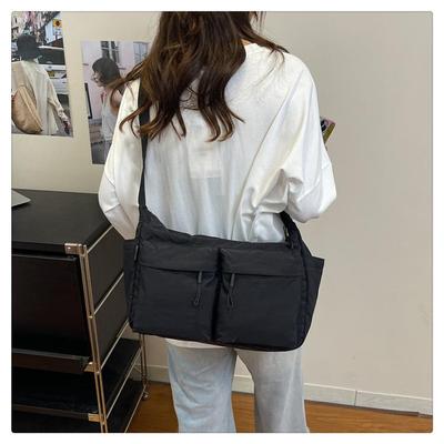 Unisex Αδιάβροχη Νάιλον Τσάντα Χιαστί Με Πολλαπλές Τσέπες Μεγάλης Χωρητικότητας