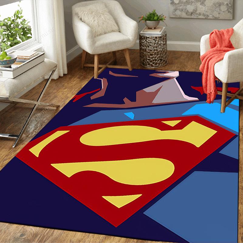 

Super Hero Bold Pattern Area Rug Soft Non-Slip Durable Mat for Bedroom Living Room Gaming Room 60x90cm