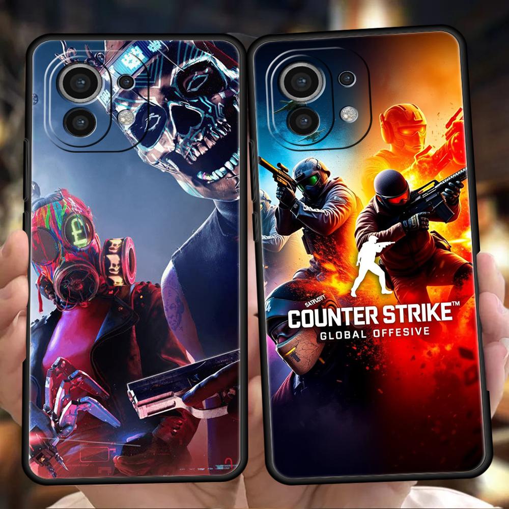 Phone Case Cover for Xiaomi Mi 15/14/13/12/11/Ultra/14T/13T/12T/11T/10T/Pro/Lite/5G Soft TPU Shell Counter Strike CS GO Hot Game