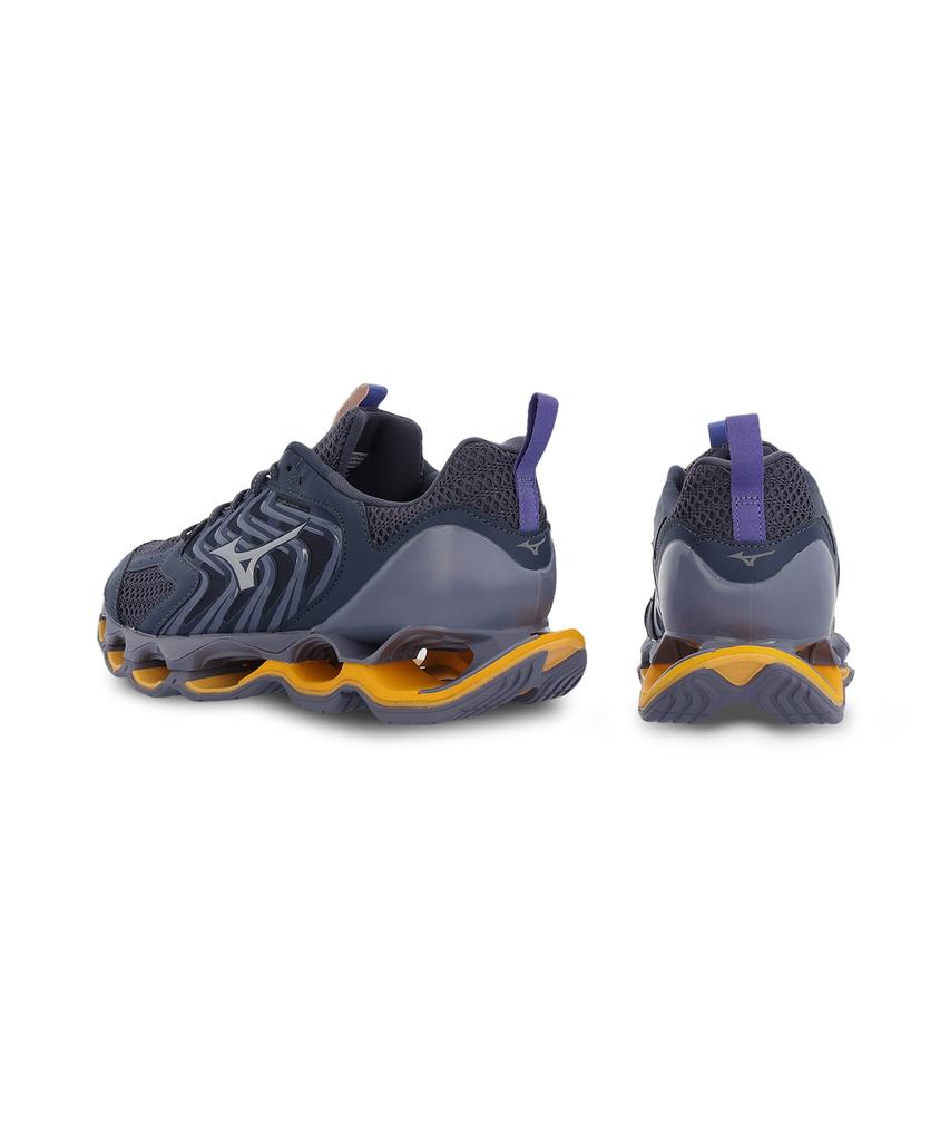 Mizuno (Unisex) Wave Prophecy 14 S - Odyssey Grey:Silver:Citrus / J1Gc258382
