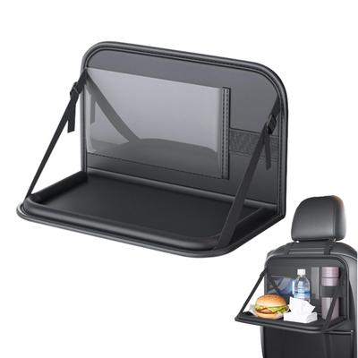 Car Seat Tray Foldable Rear Desk Storage Laptop Holder Small Rear Desk Storage Laptop Holder For Kids Eating Snack Time