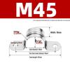 304 Stainless Steel Thickened U-Shaped Pipe Buckle Clamp for Hose and Water Pipes