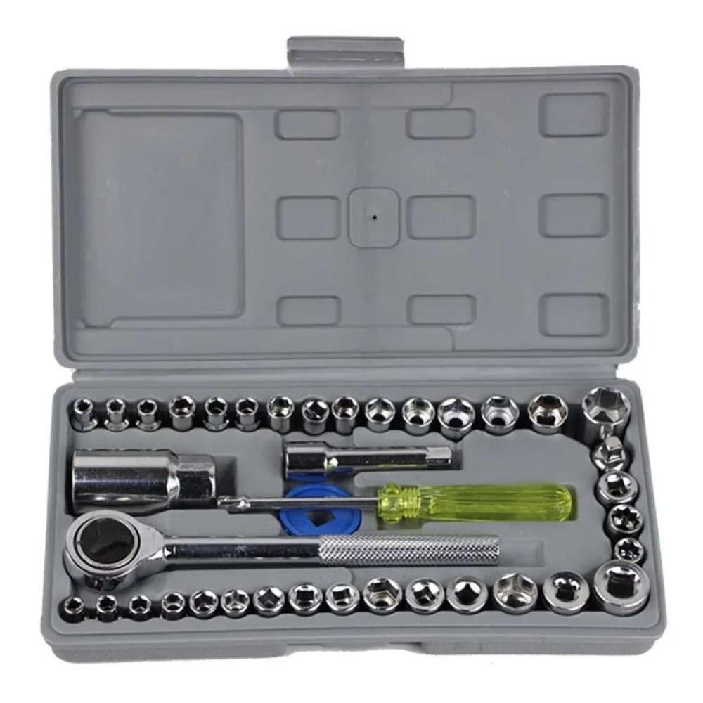 Strong Toughness Socket Wrench Set Wear-resistant Hand Combination Tool Kit  Home