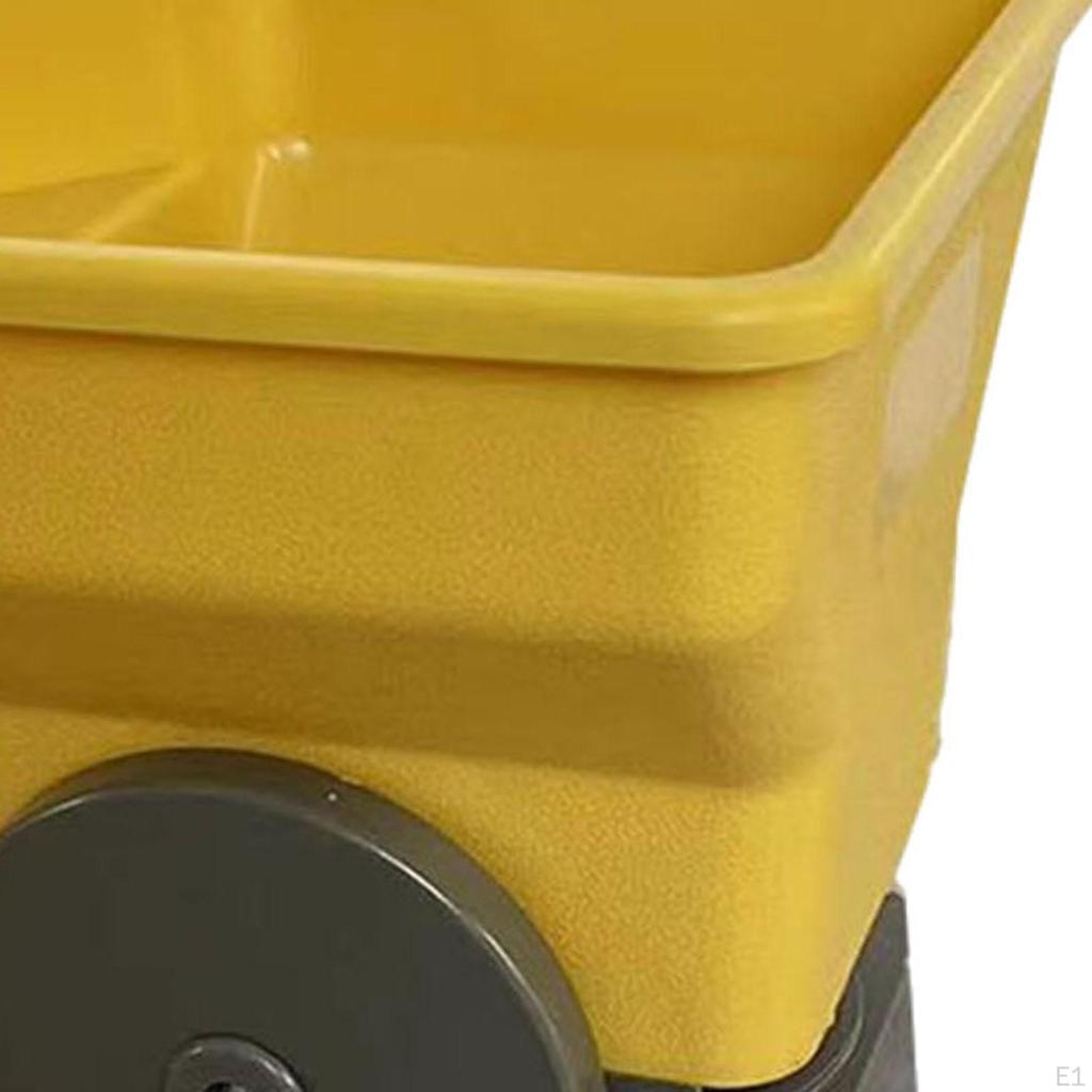 Handlicher Streuer Spender Große Kapazität Zubehör DIY Kurbelgriff Pflanzwerkzeug Verstellbar für