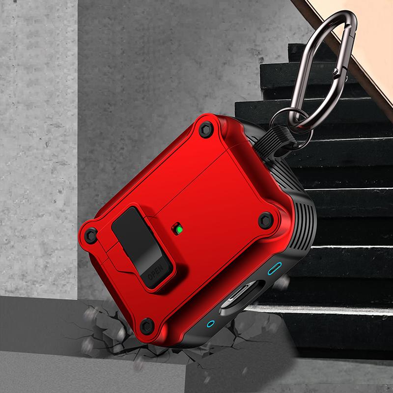Security Lock Cover for AirPods Pro 2 3 Case for AirPods Pro2 Pro 2nd Gen Case Shockproof Cover Air Pods Pro Airpods3 Funda