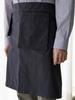 A.mont Dangled 2-Pocket Cotton Waist Apron #AA1949 Navy