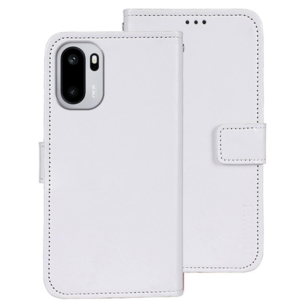 IDEWEI For OnePlus 15R 5G/Ace 6T 5G/Ace 6 5G Stand Case Crazy Horse Texture Leather Phone Cover